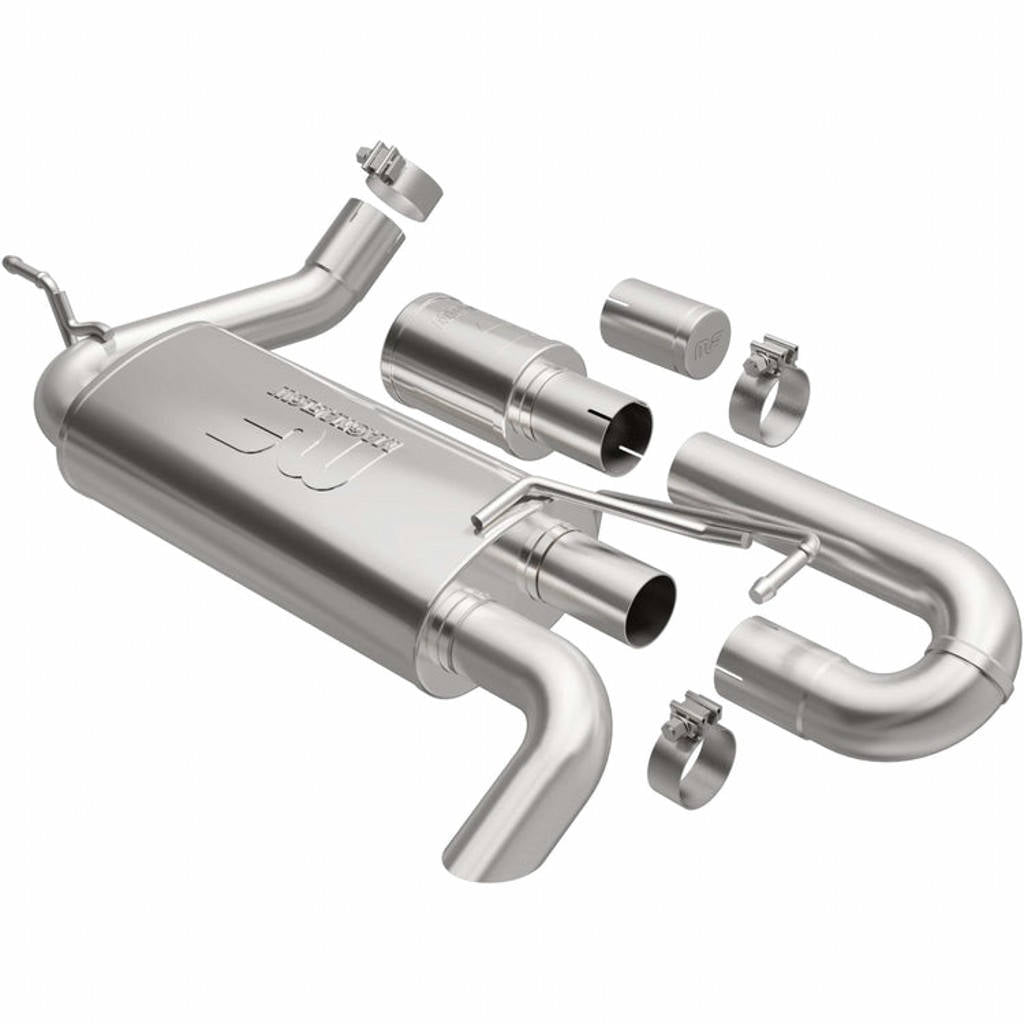MAGNAFLOW 19668 Exhaust Muffler Overland Series for JEEP Wrangler 2007-2018 Photo-0