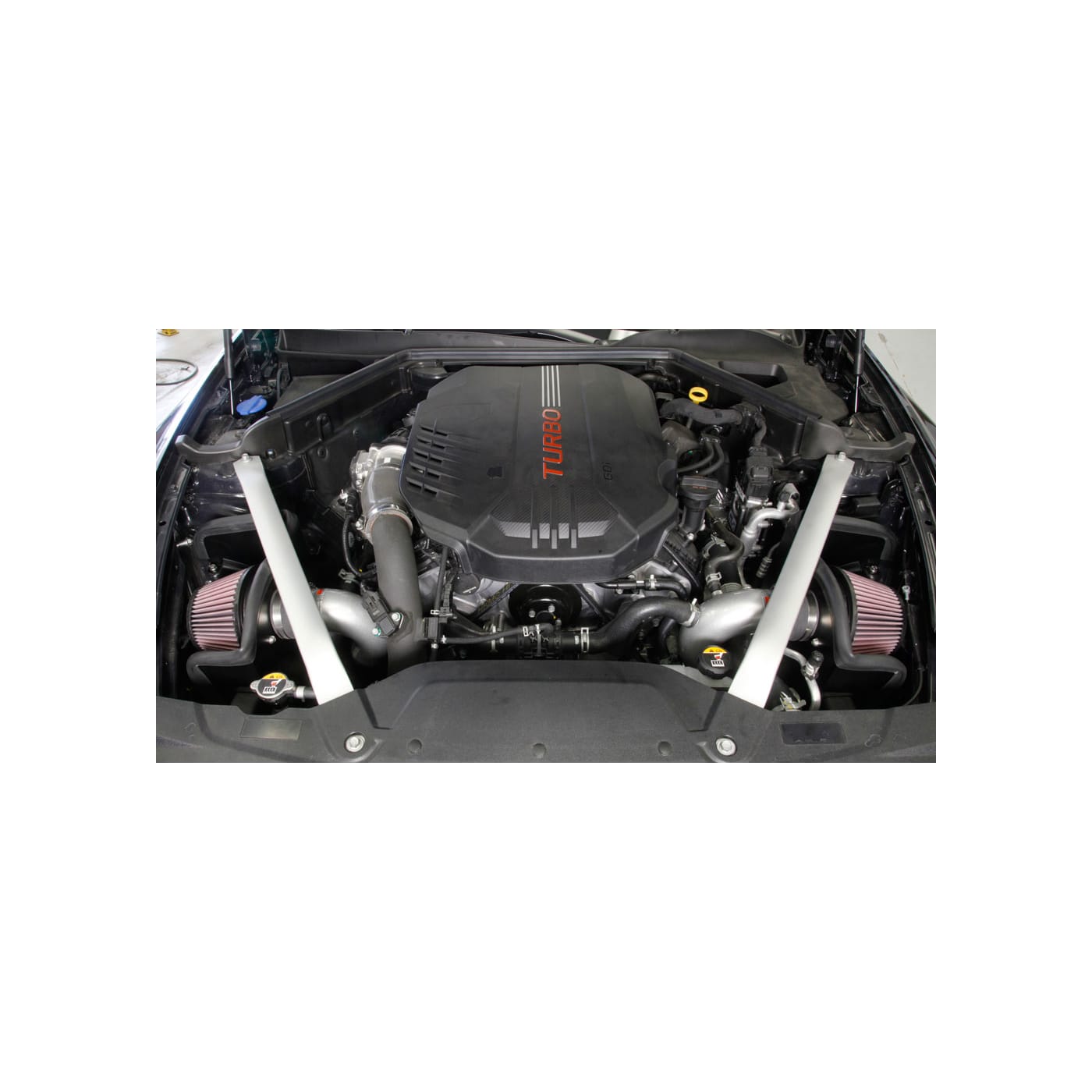 K&N 69-5318TS Performance Air Intake System TYPHOON; KIA STINGER V6-3.3L F/I, 2018 Photo-3