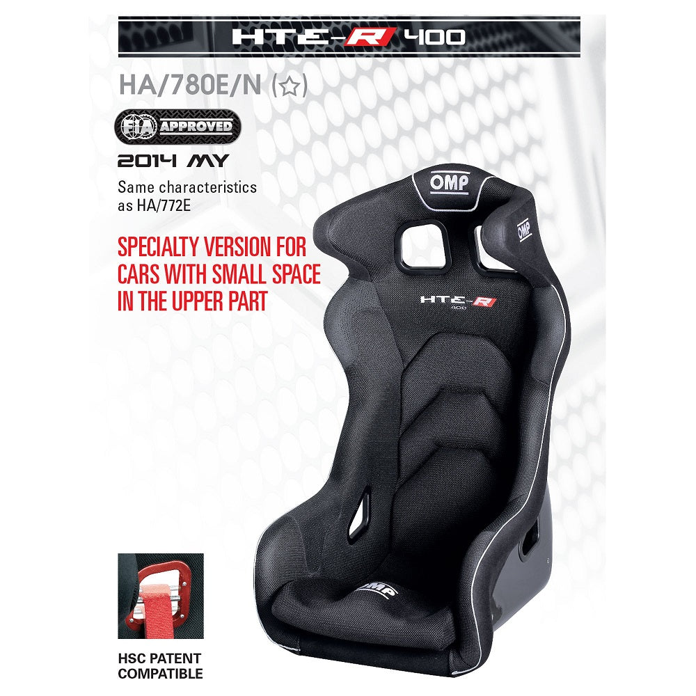 OMP HA0-0780-B01-071 (HA/780E/N) Seat (FIA) HTE-R 400, black Photo-1