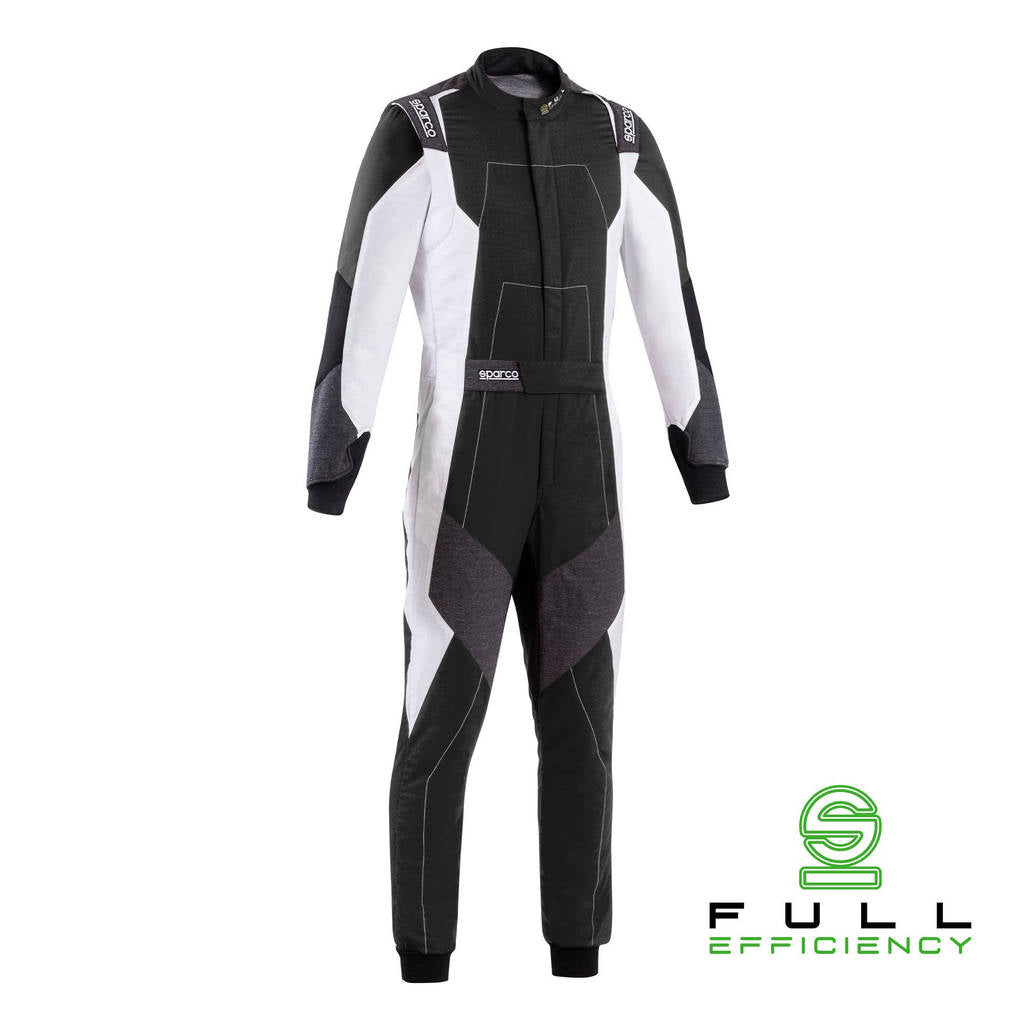 SPARCO BRS0005B0K06048 Racing Suit X-Light Full Efficiency, Black / White, Size 48 Photo-2