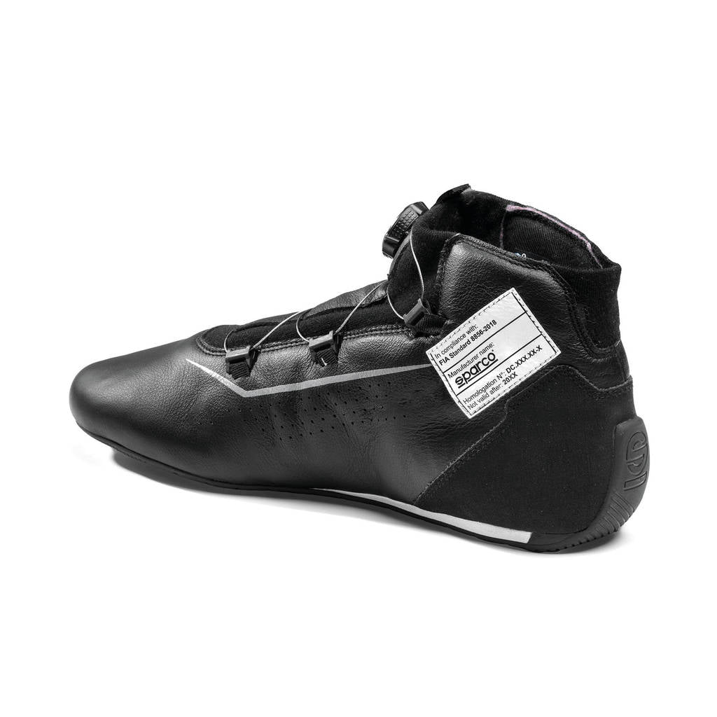 SPARCO BRB0002B0K10046 Racing Shoes Rapid Rotor, Black / Grey, Size 46 Photo-2