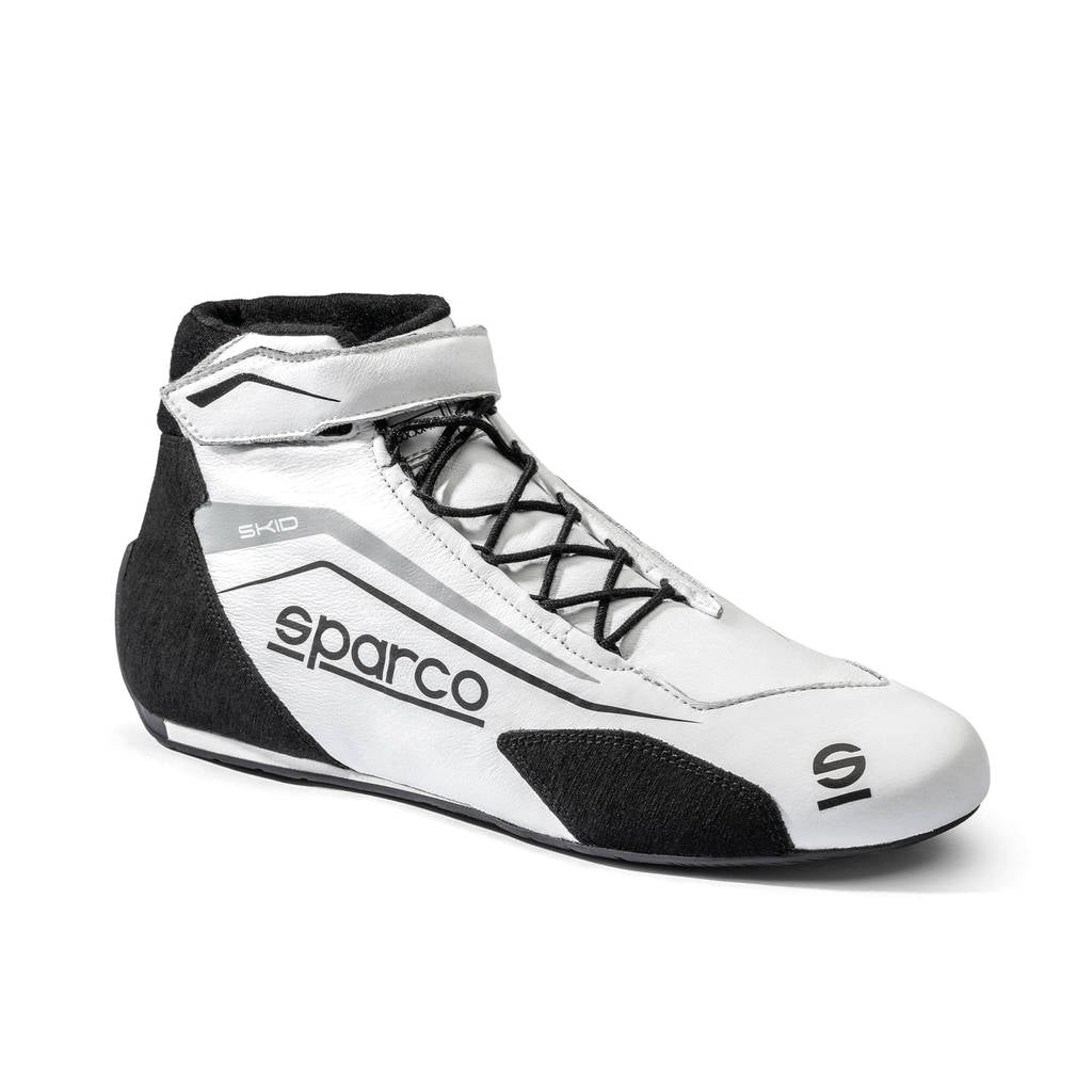 SPARCO BRB0004B0W01039 Racing Shoes Skid, White, Size 39 Photo-1