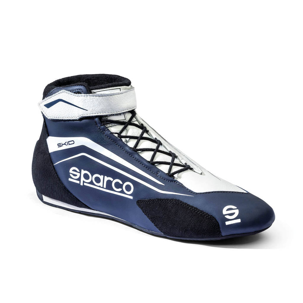 SPARCO BRB0004B0N07045 Racing Shoes Skid, Midnight Blue / White, Size 45 Photo-1