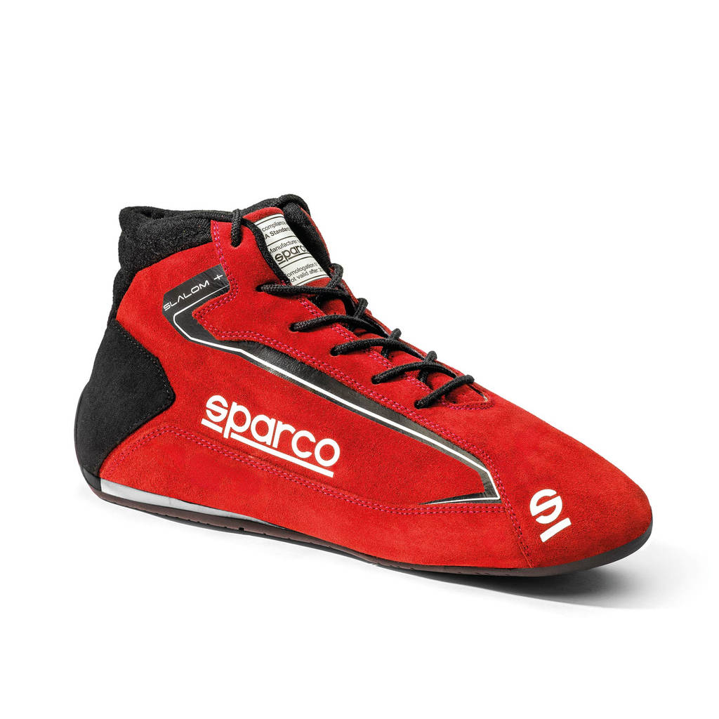 SPARCO BRB0001B0R01038 Racing Shoes Slalom+, Red, Size 38 Photo-1