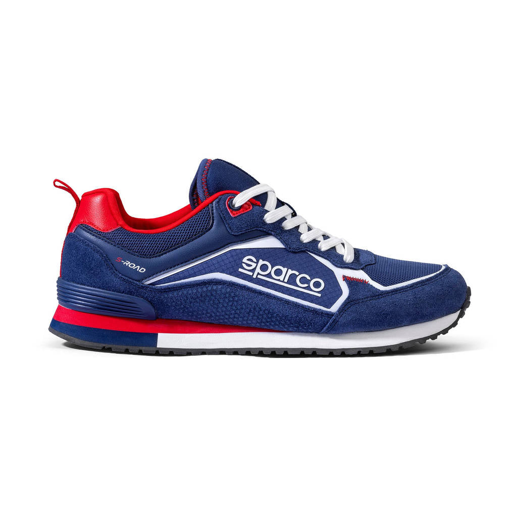 SPARCO BMB0001B0N31048 Sneakers S-Road, Navy Blue / Red, Size 48 Photo-0