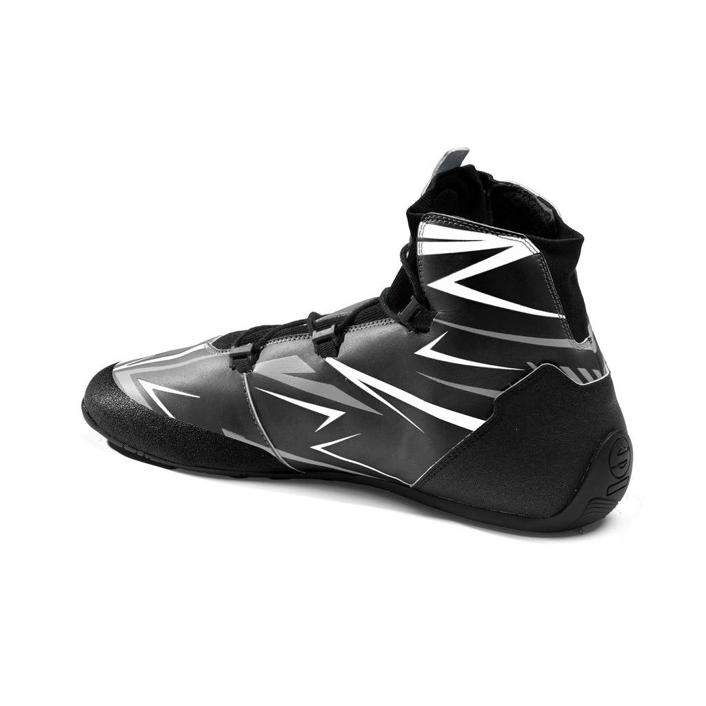 SPARCO BKB0003B0K06042 Karting Shoes K-Rapid Laces, Black / White, Size 42 Photo-2