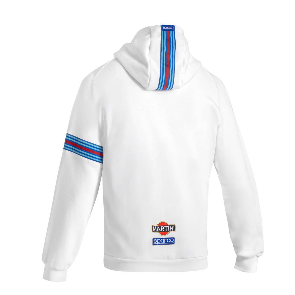 SPARCO BMF0013D0W0100L Hooded Full Zip Martini Racing My25, White, Size L Photo-1