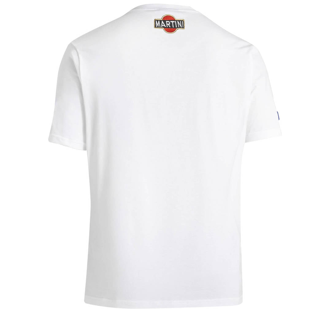SPARCO BML0007D0W0100L T-Shirt Martini Racing Top Stripes, White, Size L Photo-1