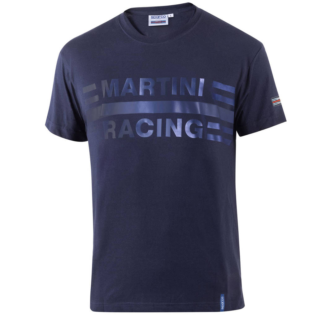 SPARCO BML0008D0N022XL T-Shirt Martini Racing Big Logo, Navy Blue, Size 2XL Photo-0