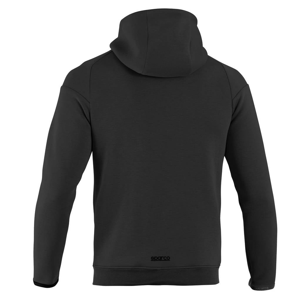 SPARCO BMJ0012B0K0100S Hooded Full Zip Sweatshirt, Black, Size S Photo-1