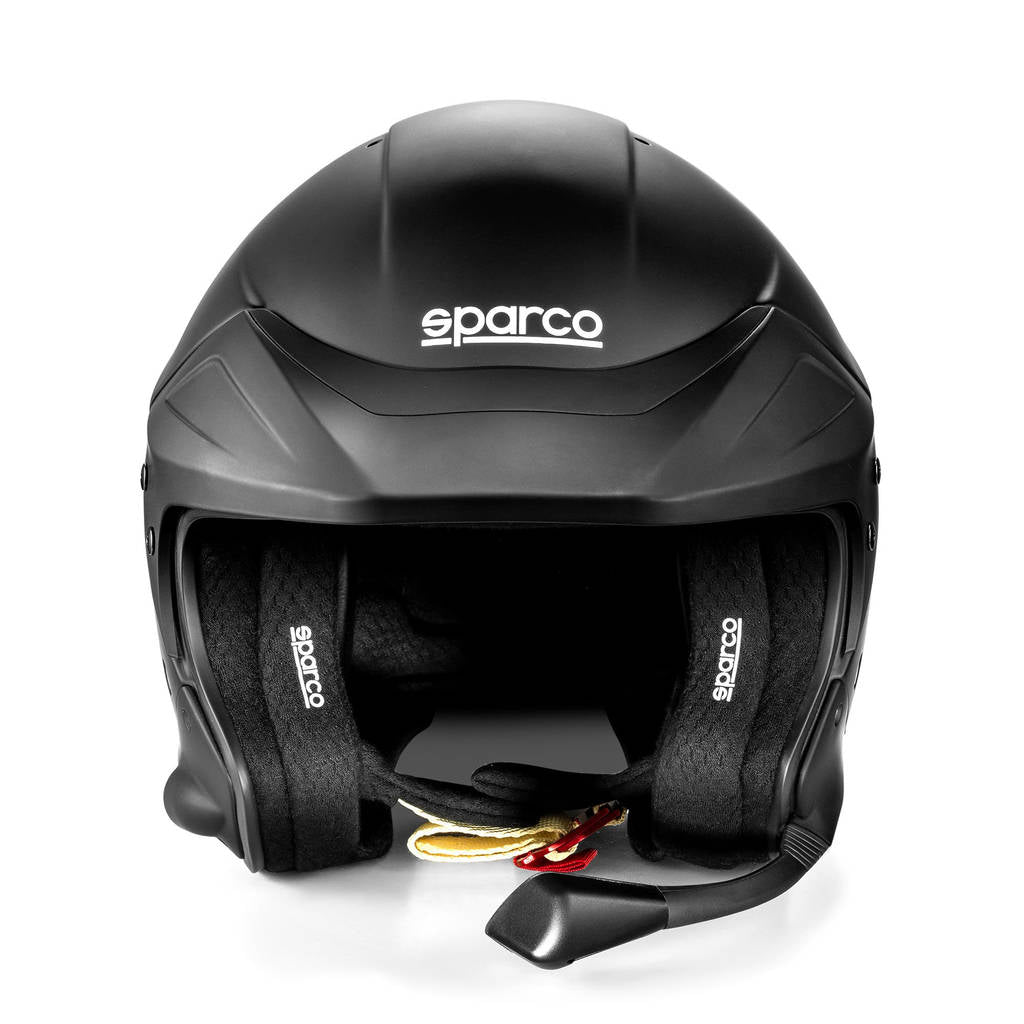 SPARCO BRH0005B0K0100L Open-Face Helmet Flux RJ-i 8859-2024, Black, Size L Photo-1