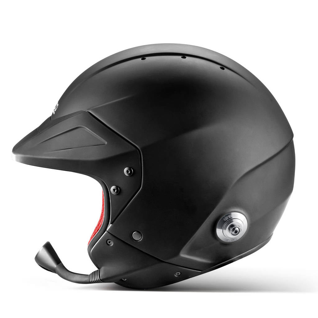 SPARCO BRH0005B0K120XS Open-Face Helmet Flux RJ-i 8859-2024, Black / Red, Size XS Photo-2