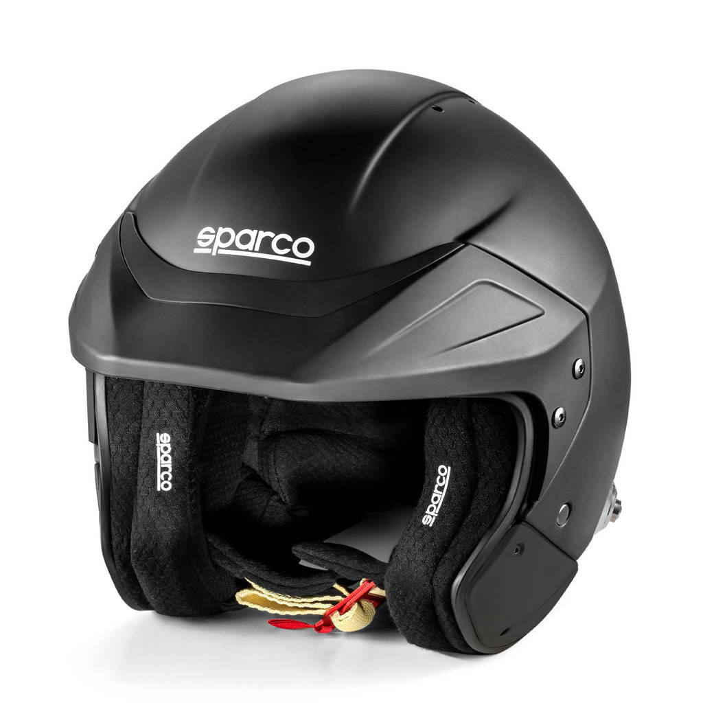 SPARCO BRH0006B0K0100S Open-Face Helmet Flux RJ 8859-2024, Black, Size S Photo-0