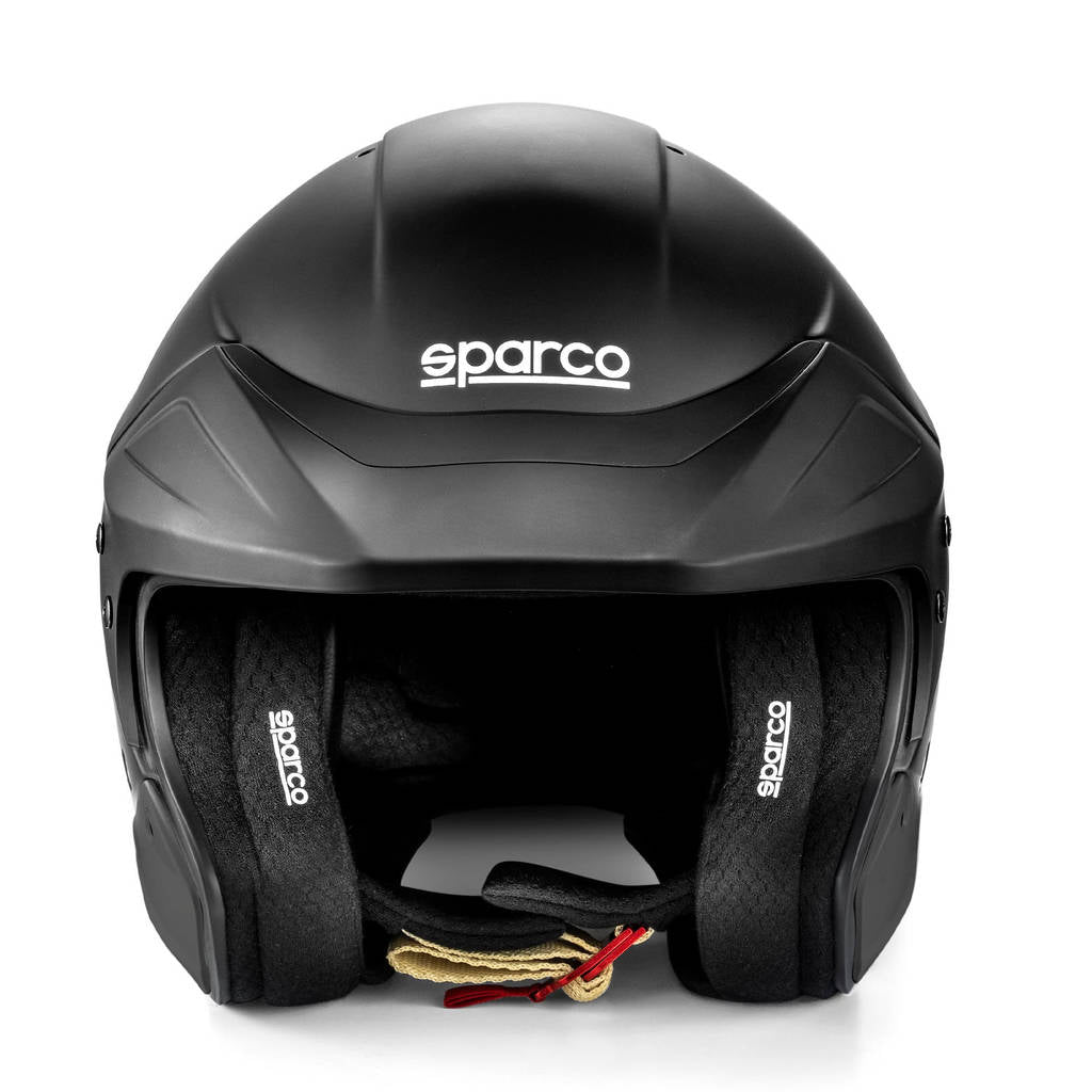 SPARCO BRH0006B0K010ML Open-Face Helmet Flux RJ 8859-2024, Black, Size ML Photo-1
