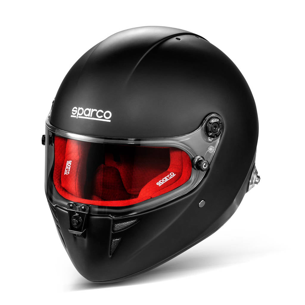 SPARCO BRH0007B0K120XL Full-Face Helmet Stealth RF 8859-2024, Black / Red, Size XL Photo-0