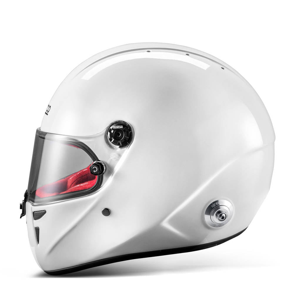 SPARCO BRH0007B0W0900M Full-Face Helmet Stealth RF 8859-2024, White / Red, Size M Photo-2