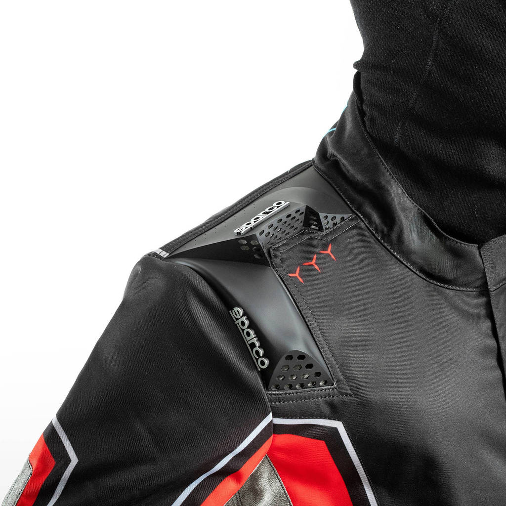 SPARCO BKS0012B0K12056 Karting Suit Superleggera-K, Black / Red, Size 56 Photo-2