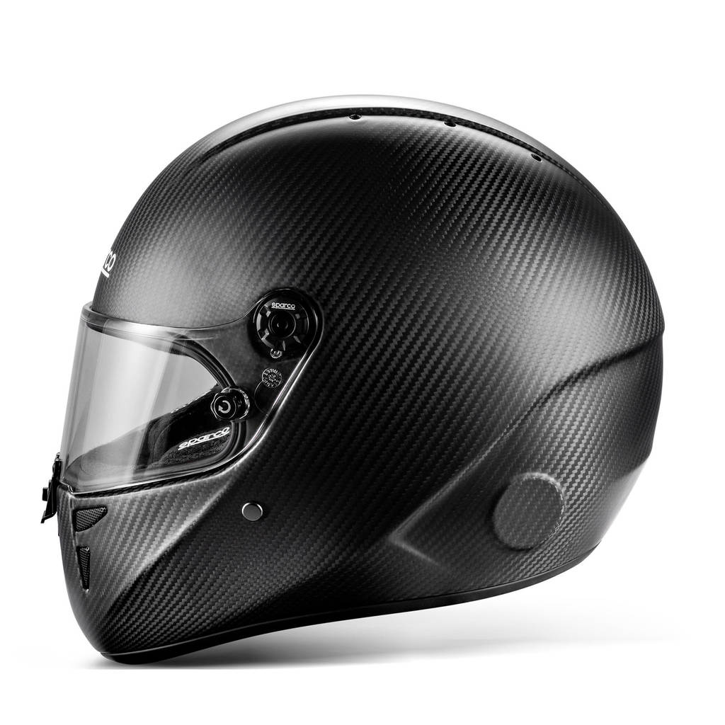 SPARCO BKH0002B0K010XL Karting Helmet Stealth KF Carbon 8878-2024, Black, Size XL Photo-2