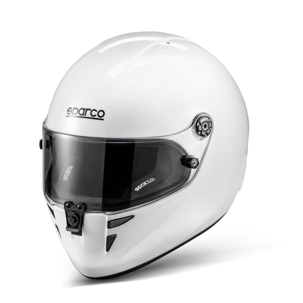 SPARCO BKH0001B0W080XS Karting Helmet Stealth KF 8878-2024, White / Black, Size XS Photo-0