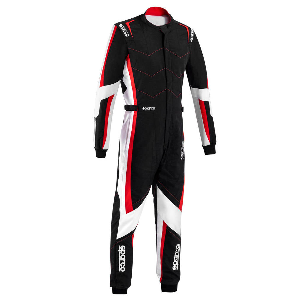 SPARCO BKS0011B0K1200M Karting Suit Kerb Advanced, Black / Red, Size M Photo-0
