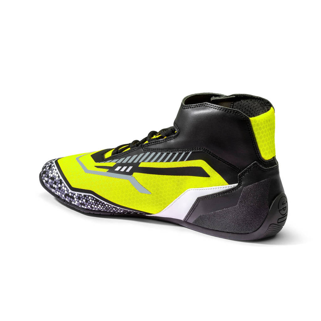 SPARCO BKB0001B0K08042 Karting Shoes K-Rock 2025, Black / Fluo Yellow, Size 42 Photo-2