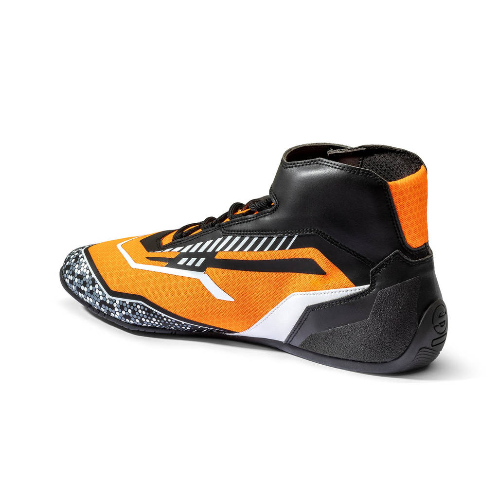 SPARCO BKB0001B0K04039 Karting Shoes K-Rock 2025, Black / Fluo Orange, Size 39 Photo-2