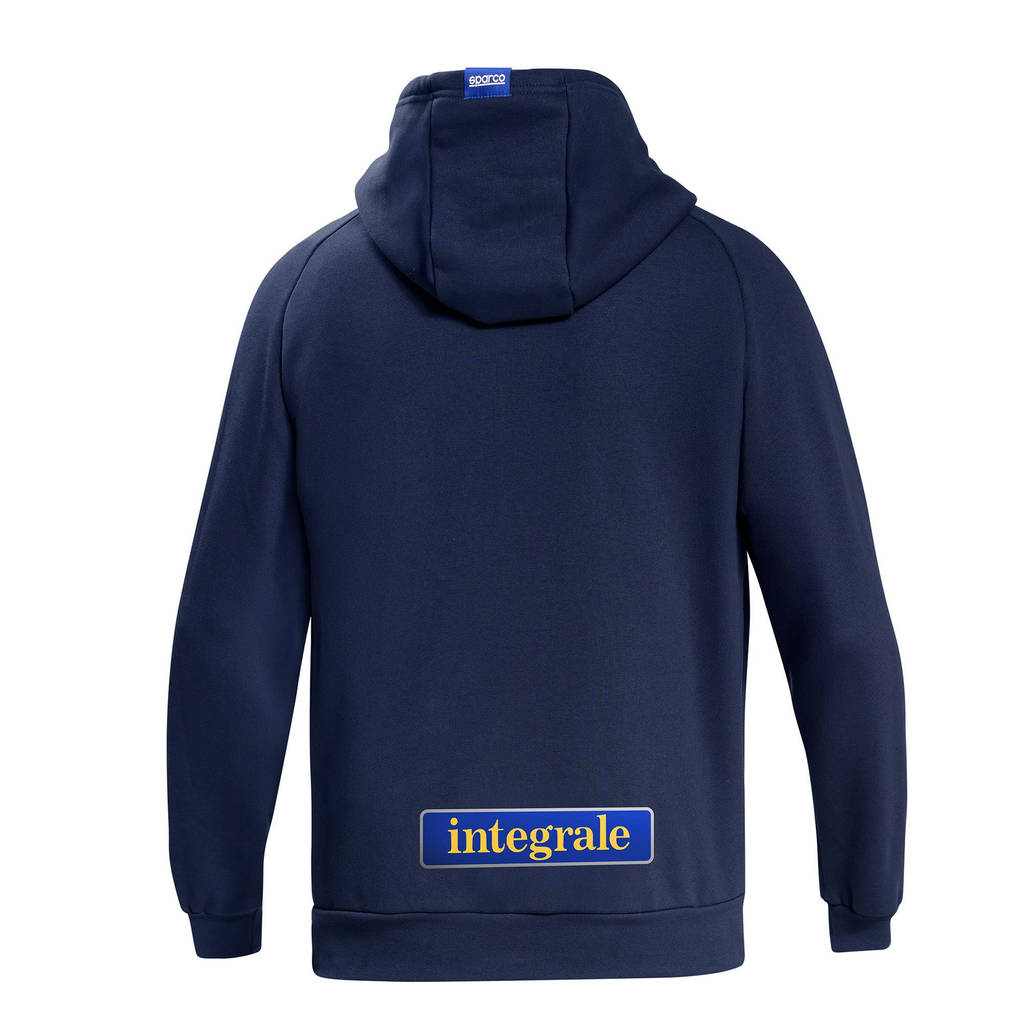 SPARCO BMF0017N0N212XL Hoodie Lancia HF Delta, Dark Blue / Yellow, Size 2XL Photo-1