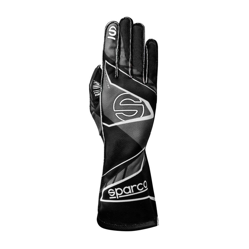 SPARCO BKG0003B0K10012 Karting Gloves K-Arrow+ 2025, Black / Grey, Size 12 Photo-0