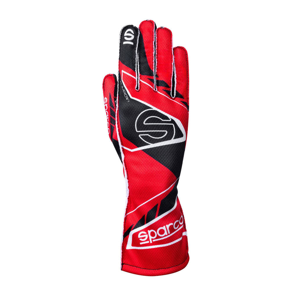 SPARCO BKG0003B0R27007 Karting Gloves K-Arrow+ 2025, Red / Black, Size 7 Photo-0