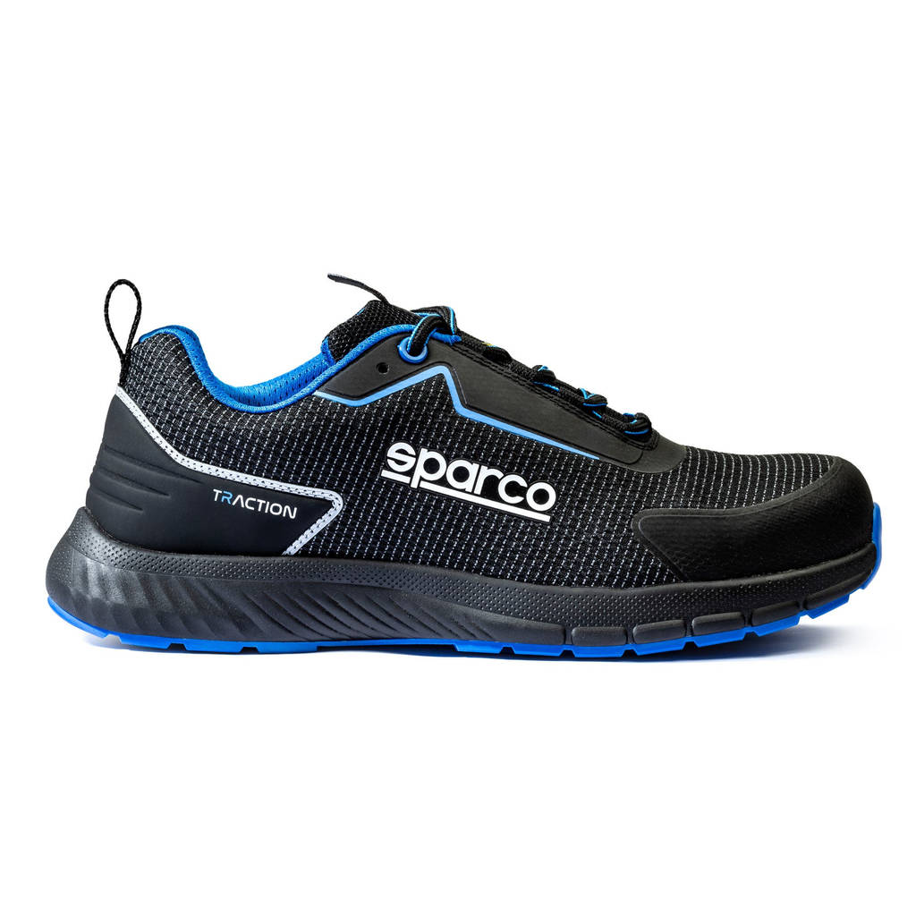 SPARCO BTB0002B0K05041 Shoes Traction Suzuka, Black / Light Blue, Size 41 Photo-1