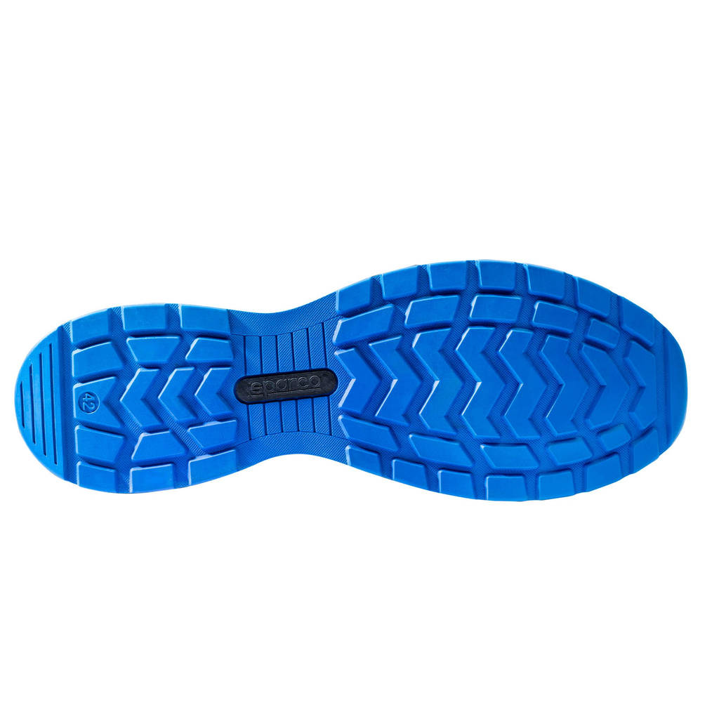 SPARCO BTB0002B0K05043 Shoes Traction Suzuka, Black / Light Blue, Size 43 Photo-3