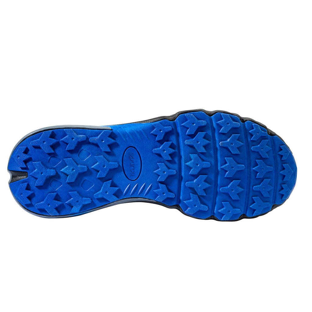SPARCO BTB0007B0K05045 Mechanics Shoes S-Park Gap, Black / Light Blue, Size 45 Photo-0