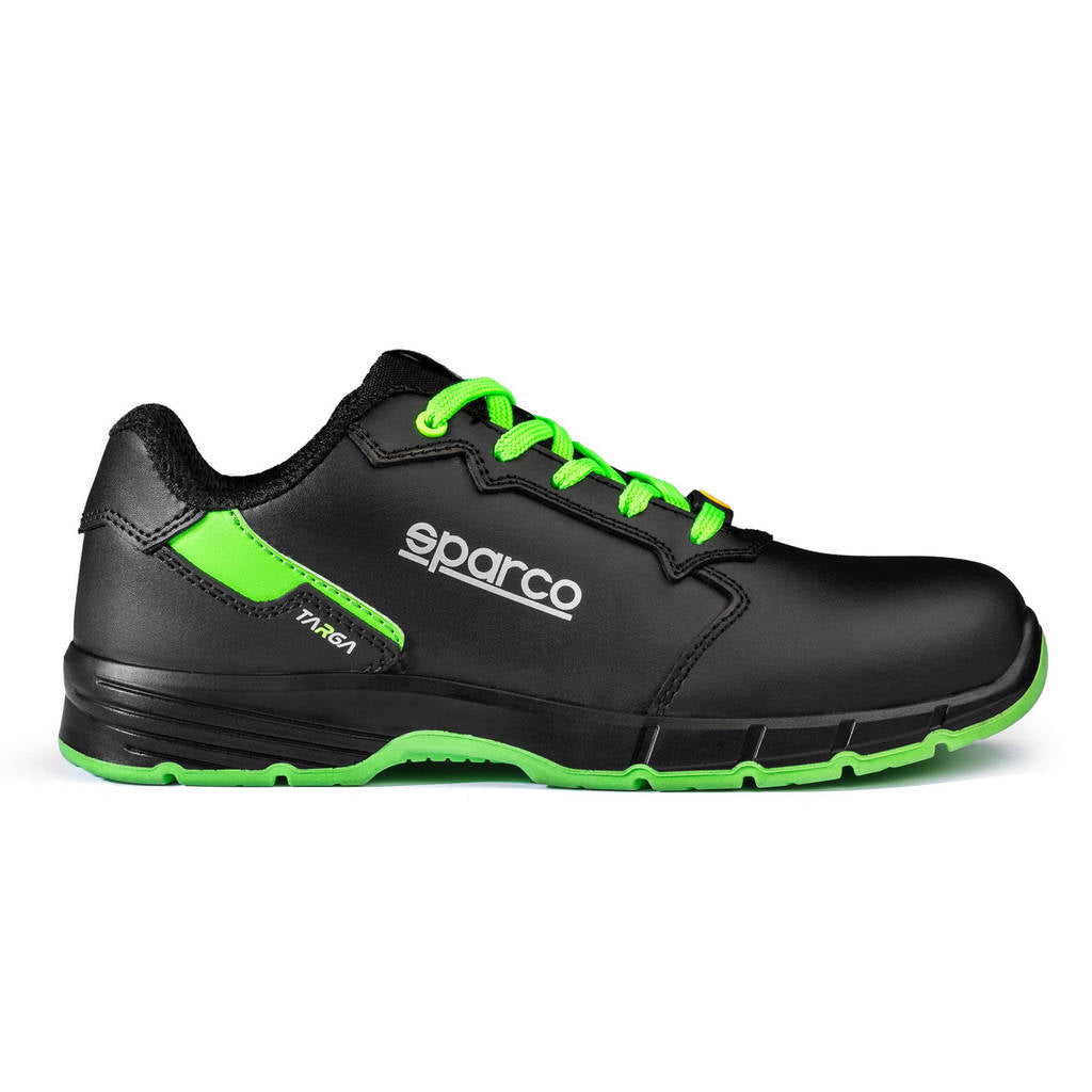 SPARCO BTB0011B0K15047 Shoes Targa Arturo S3S, Black / Fluo Green, Size 47 Photo-2