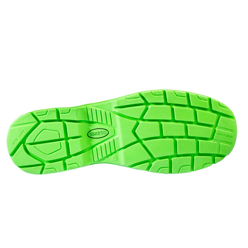 SPARCO BTB0012B0K15044 Shoes Targa-H Willy S3S, Black / Fluo Green, Size 44 Photo-0