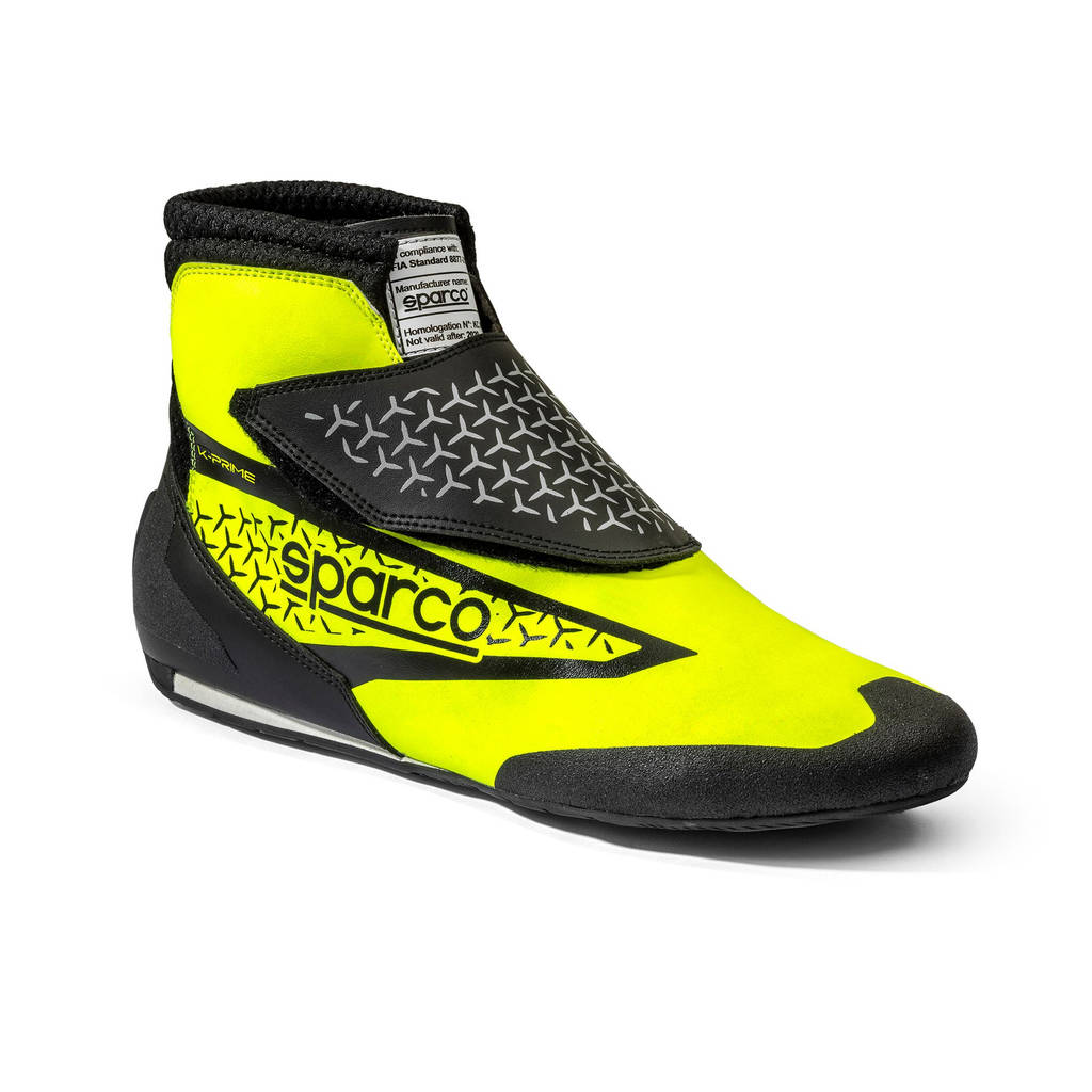 SPARCO 0012B542GFNR Karting Shoes K-Prime, Yellow Fluo / Black, Size 42 Photo-1