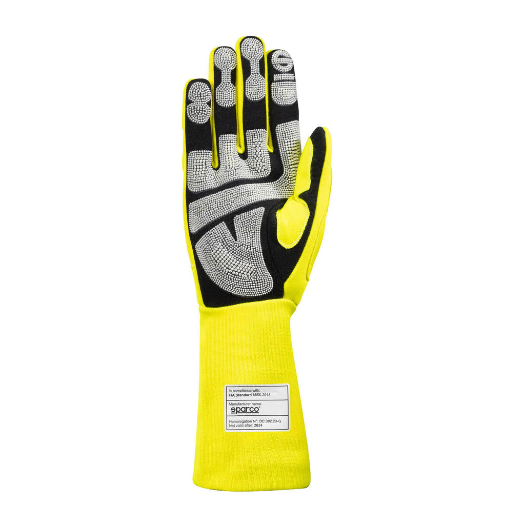 SPARCO 00132110GFGF Gloves R-Tide Meca, Yellow Fluo, Size 10 Photo-1