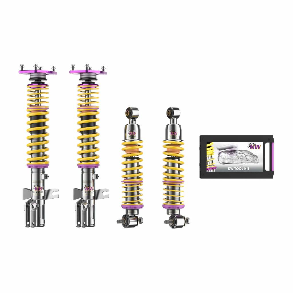 KW 3527100G Coilover Kit V3 Inox for PORSCHE 944 Turbo 1981-1991 Photo-0
