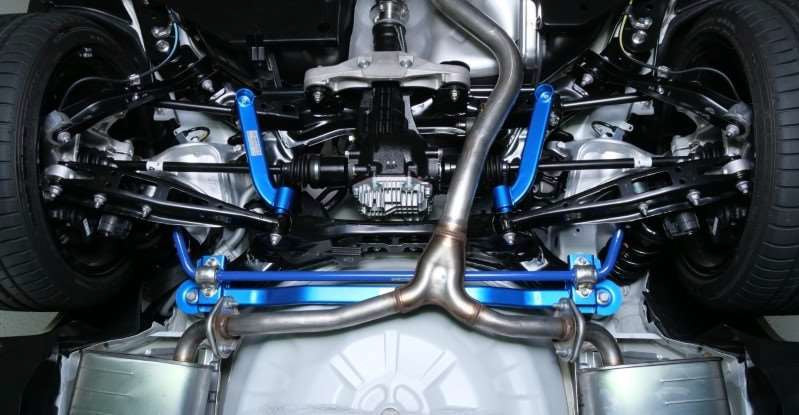 CUSCO 6A8 492 RMS Power brace rear member side for SUBARU WRX S4 (VBH)/Levorg (VN5) Photo-0