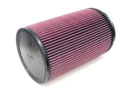 K&N RU-3040 UNIVERSAL Clamp-On Air Filter 6"ID FLG, 7-1/2"OD, 12"H Photo-0