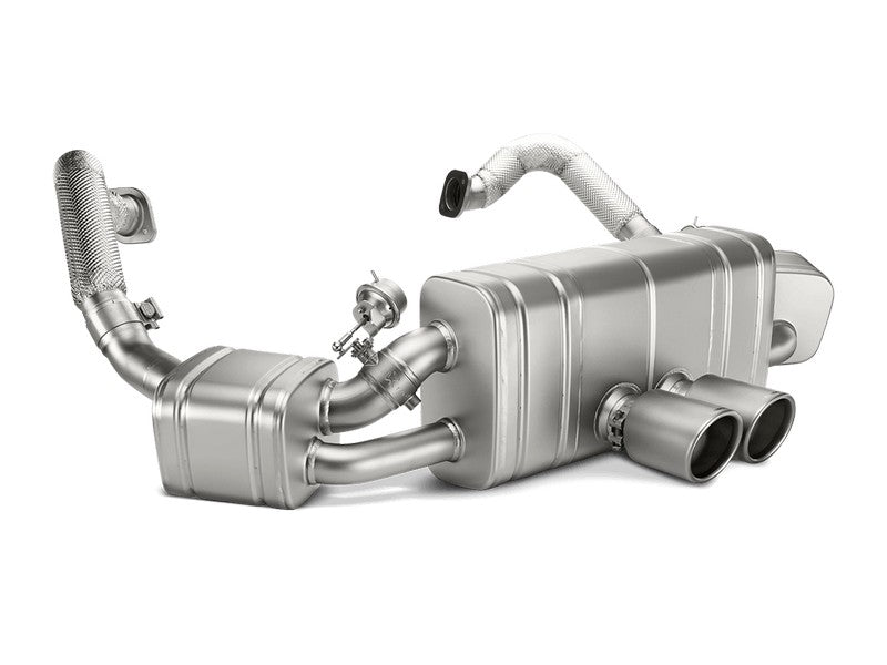 AKRAPOVIC S-PO981SO2-HT Slip-On Line (Titanium) for PORSCHE 981 Cayman GT4 2016 Photo-0