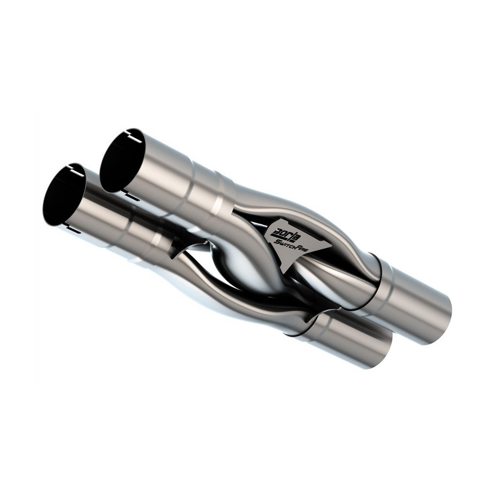 BORLA 60747 Universal X-Pipe SwitchFire, 3" (With Notches) Photo-0