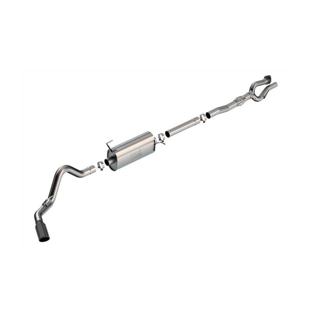 BORLA 141017BC Cat-Back Exhaust System 2.75", ATAK (5" Black Chrome Tips) for FORD F-250 / F-350 6.2L 2017-2021 Photo-0