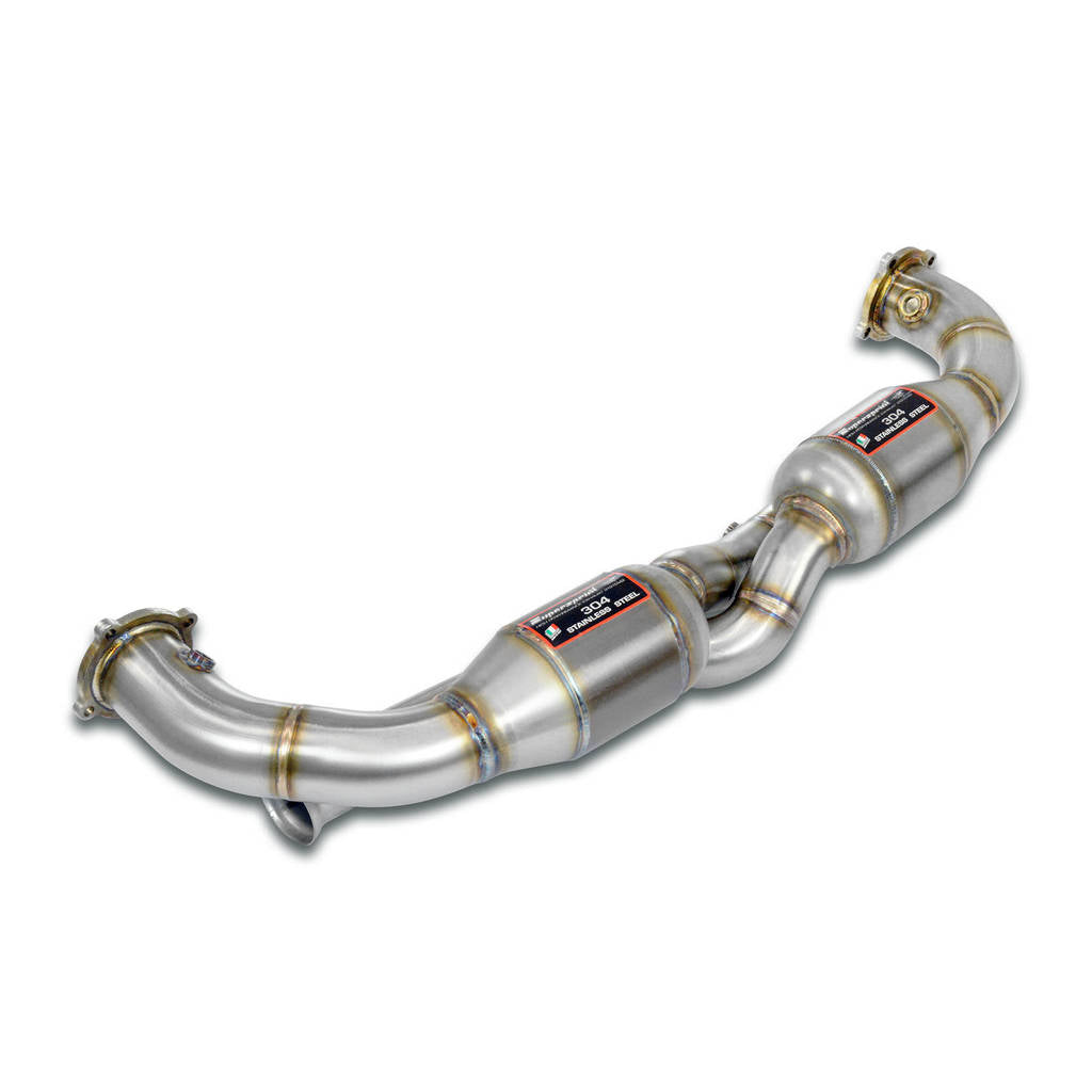 SUPERSPRINT 243842 Front Metallic Catalytic for PORSCHE 911 Turbo / Turbo S (993) Photo-0