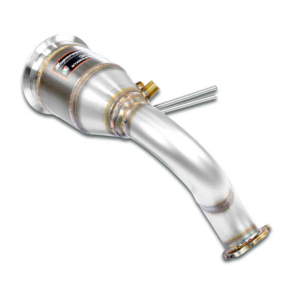 SUPERSPRINT 249581 Downpipe Left with Metallic Catalytic Converter for PORSCHE Cayenne S (936.1) Photo-0