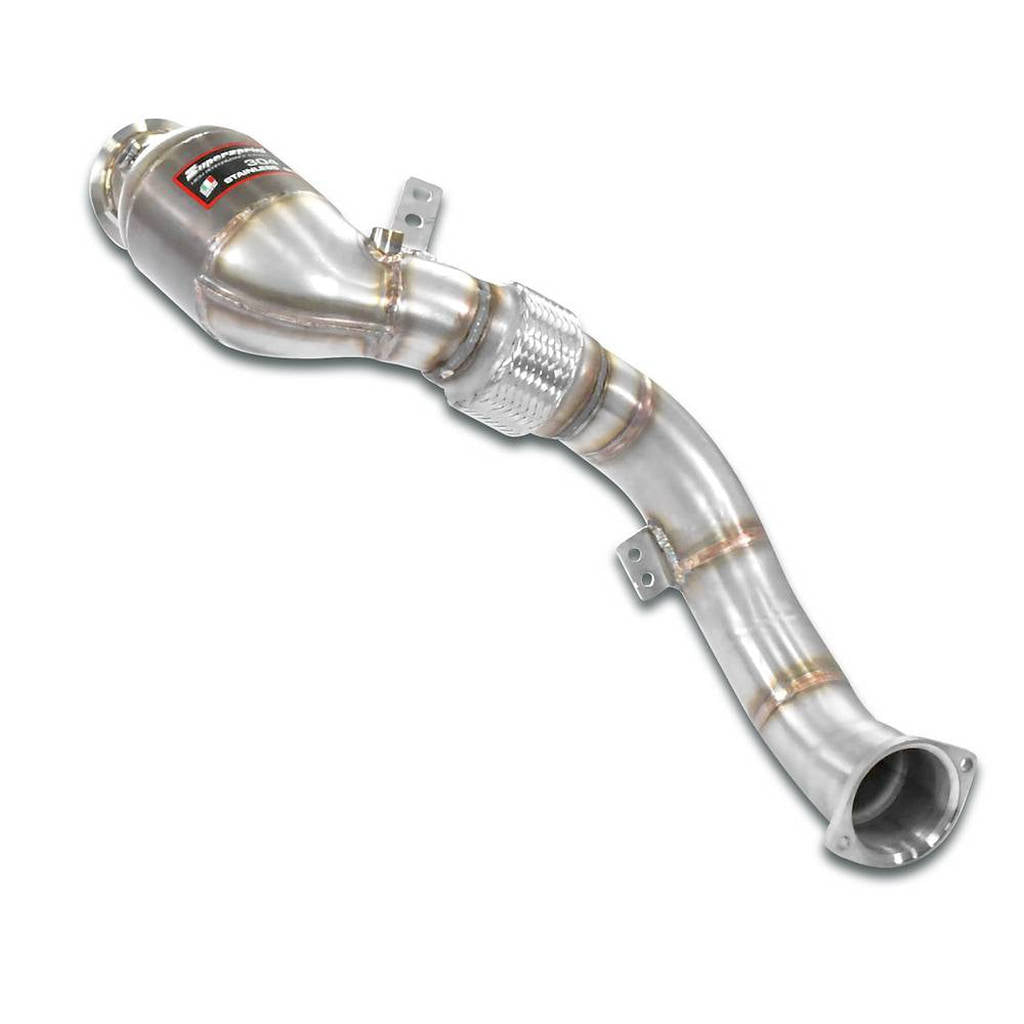 SUPERSPRINT 528121 Turbo Downpipe Kit and Metallic Catalytic Converter for BMW M5 (F90) Photo-0