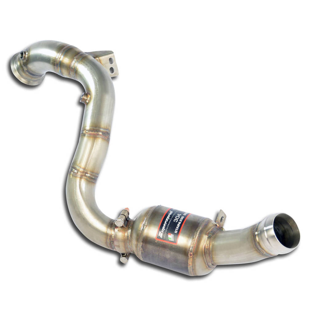SUPERSPRINT 723181. Downpipe Left with Metallic Catalytic Converter for MERCEDES X253 GLC AMG (SUV) Photo-0