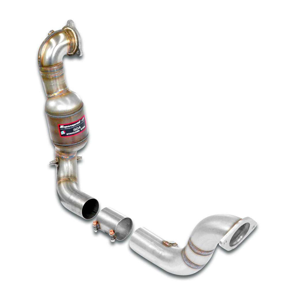 SUPERSPRINT 724141 Downpipe and Metallic Catalytic Converter 200CPSI for MERCEDES W177 A AMG Photo-0