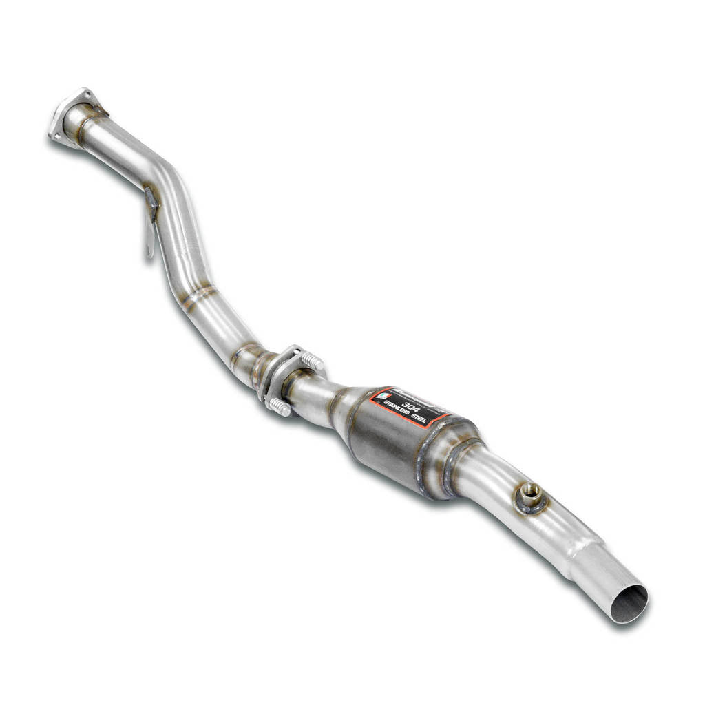 SUPERSPRINT 762041 Downpipe Left with Metallic Catalytic Converter for AUDI A6 (C5) Photo-0
