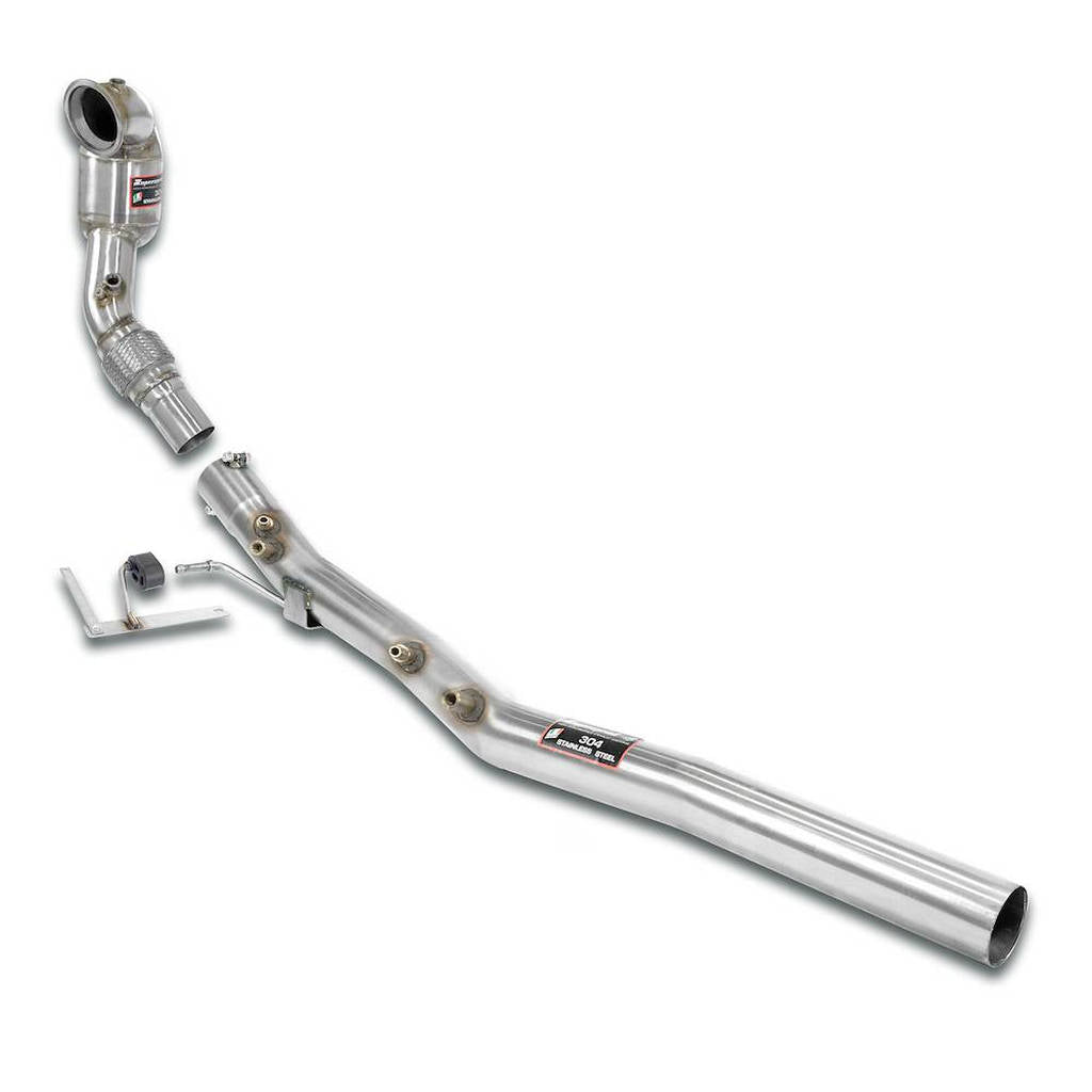 SUPERSPRINT 775321 Turbo Downpipe Kit and Metallic Catalytic Converter for AUDI SQ2 Photo-0