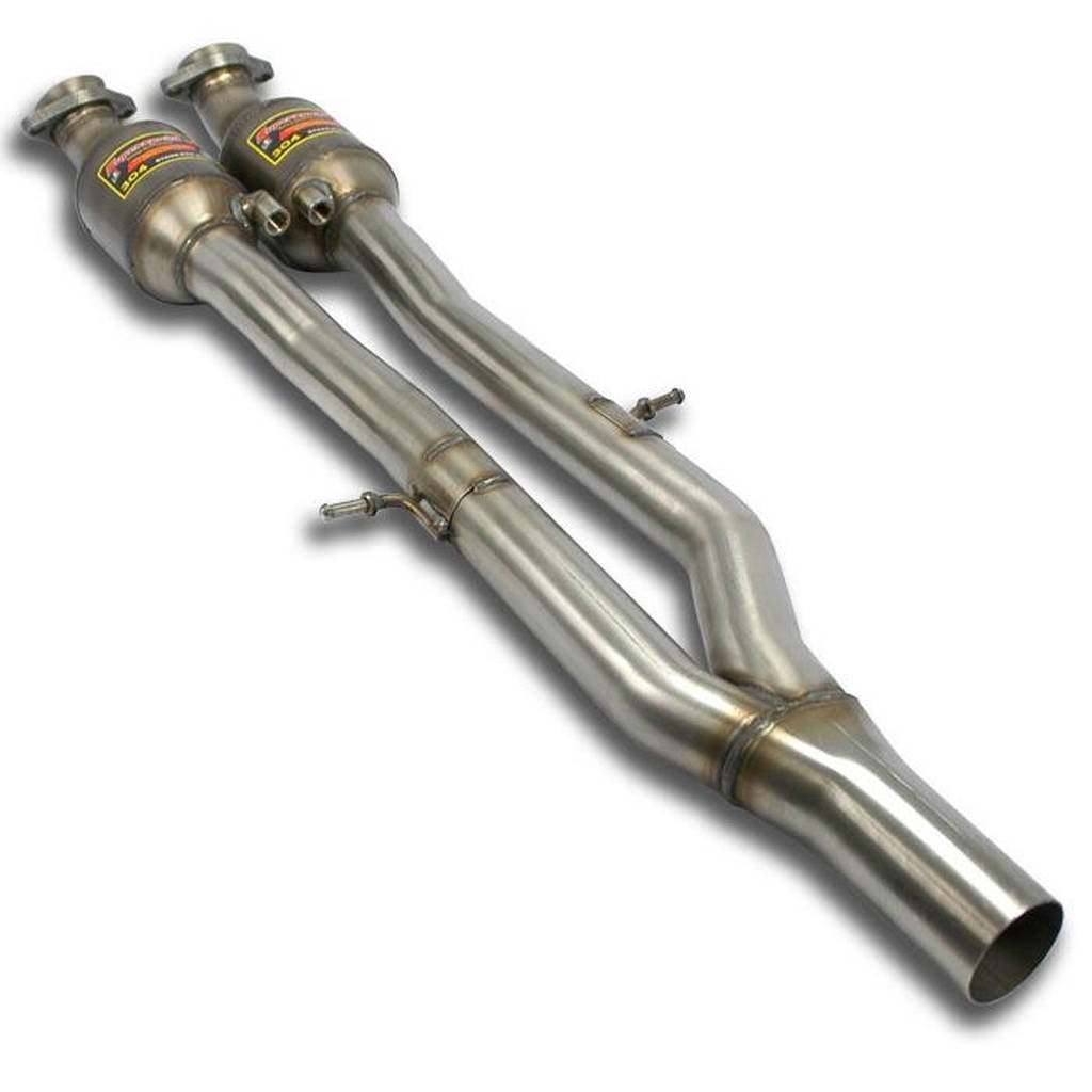 SUPERSPRINT 889132 Front Metallic Catalytic for VW Golf R32 (Mk5) Photo-0